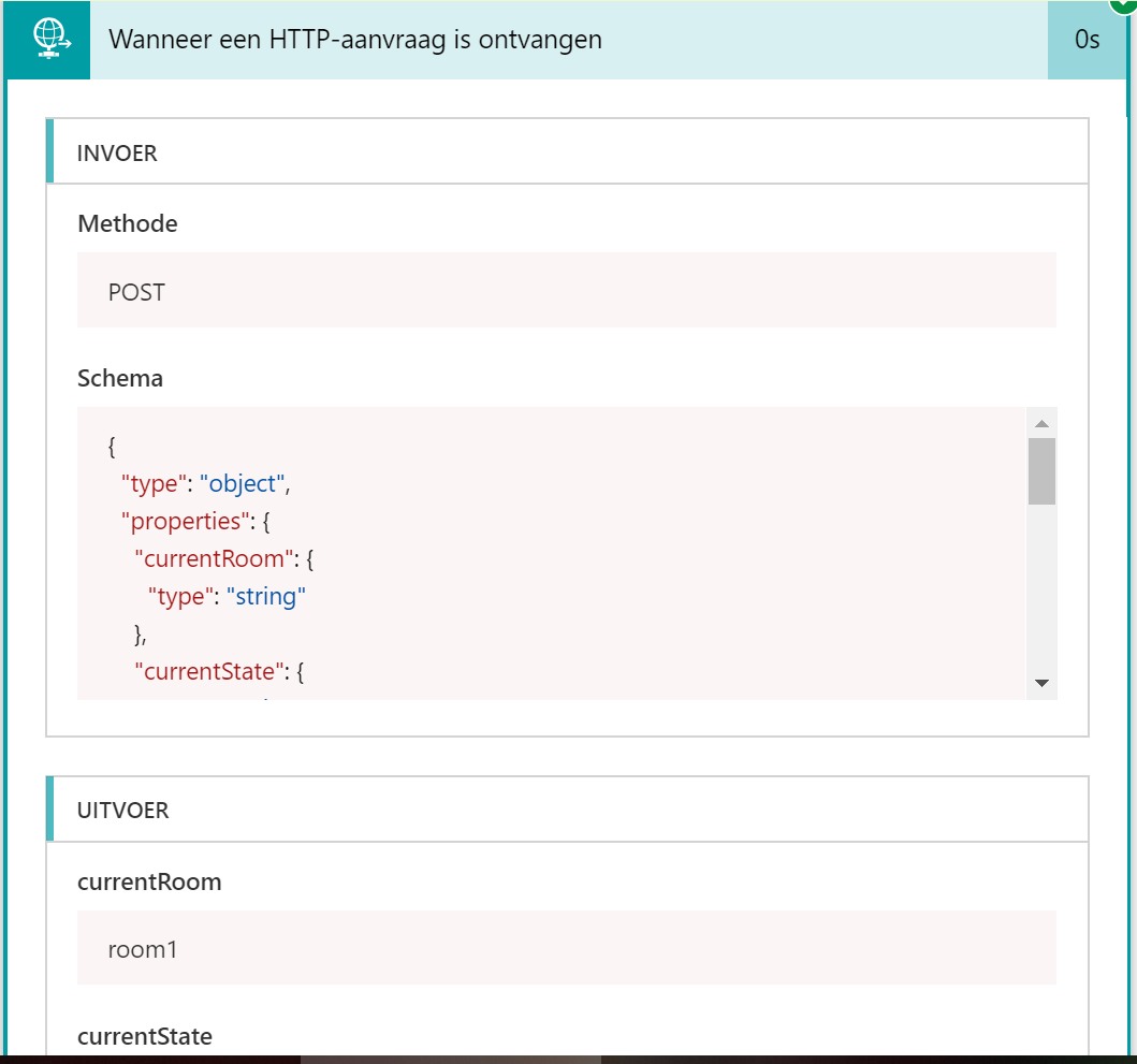 Button click with body parameters in Microsoft Flow