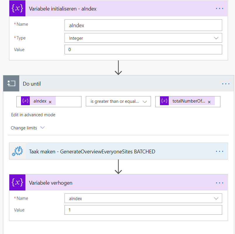 Flow continued - loop